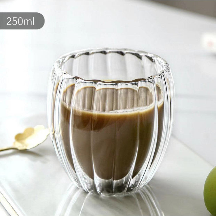 Ribbed Glass Cup - 100ml