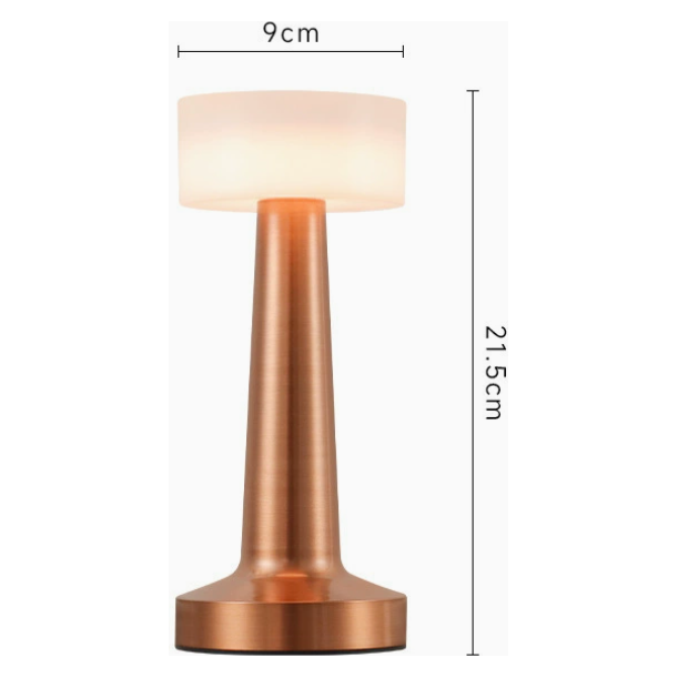 Rose Gold Modern Touch Table Lamp