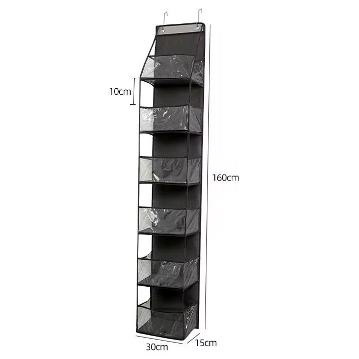 Hanging Closet Organizer - 6 Tier Foldable Storage Shelves