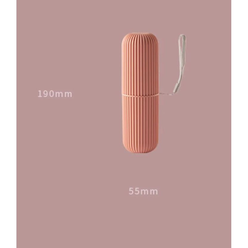 Portable Toothbrush Holder Case - Travel Storage with Strap
