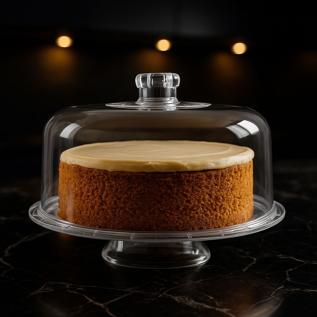 Plexiglass Cake Cover with Stand - 31cm