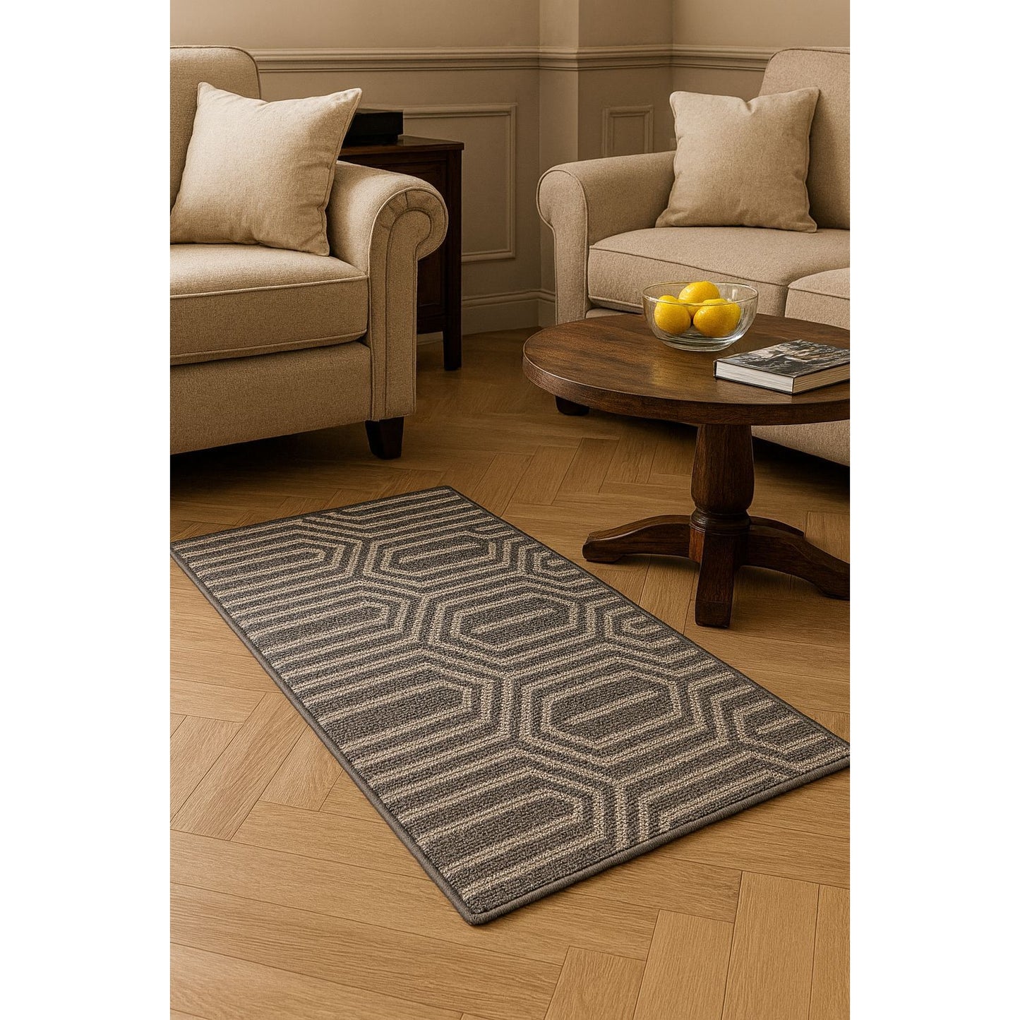Indoor Floor Mat with Geometric design - 50x80cm