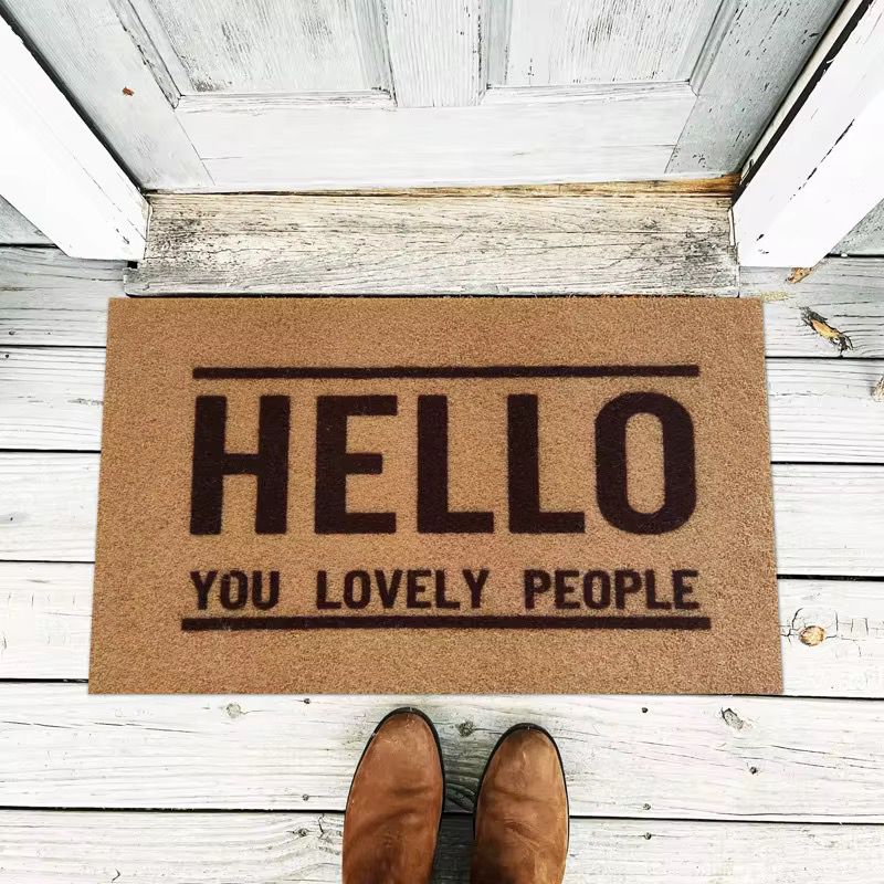 HELLO Non-slip Indoor & Outdoor Entrance mat 43x72cm