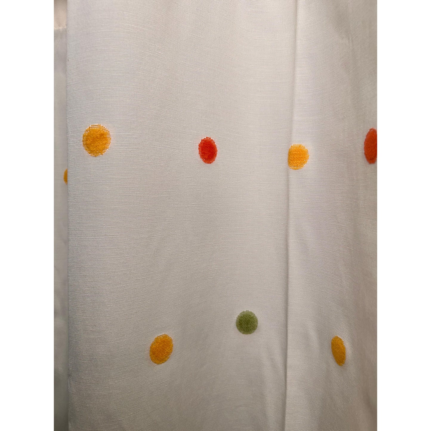 Beige Curtain with Colorful dots - 140x265cm