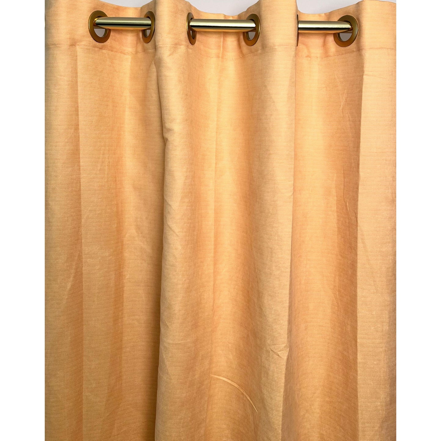 Light Beige x Orange Curtain - 140x265cm