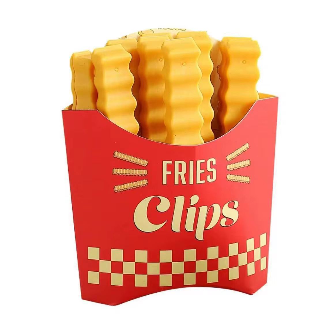 Fries-Shaped Food Bag Clips