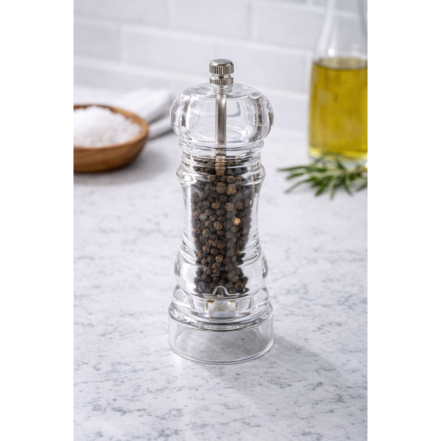 Clear Acrylic Pepper Grinder