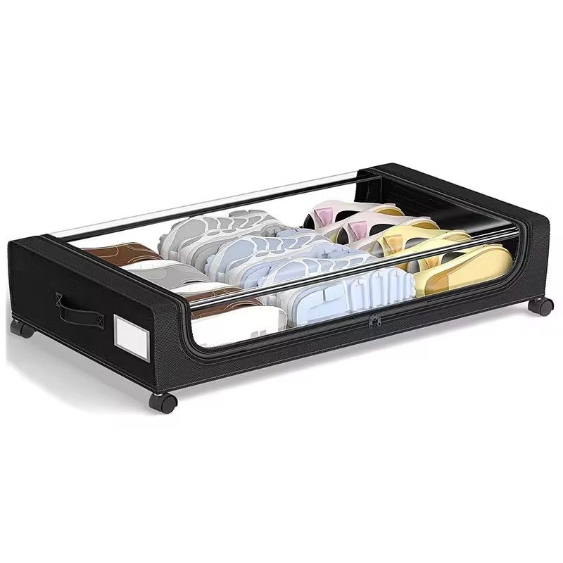 Under-Bed Rolling Shoe Storage Organizer