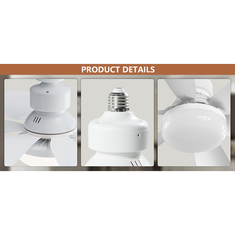 Modern 2-in-1 Ceiling Fan with Led light & Remote Control