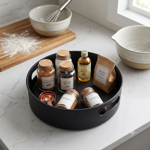 360° Rotatable Storage Organizer – Kitchen & Home Use