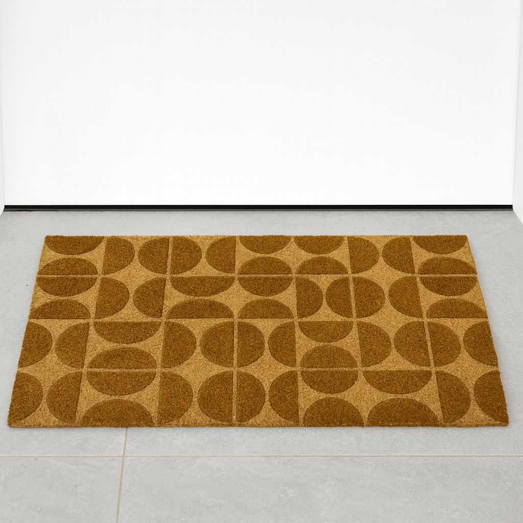 Geometric Circle Pattern Door matt - 40x70cm