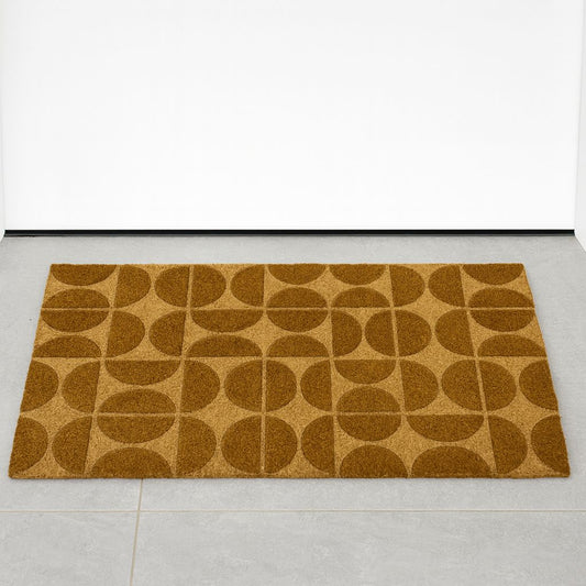 Geometric Circle Pattern Door matt - 40x70cm