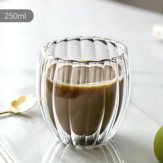 Ribbed Glass Cup - 100ml