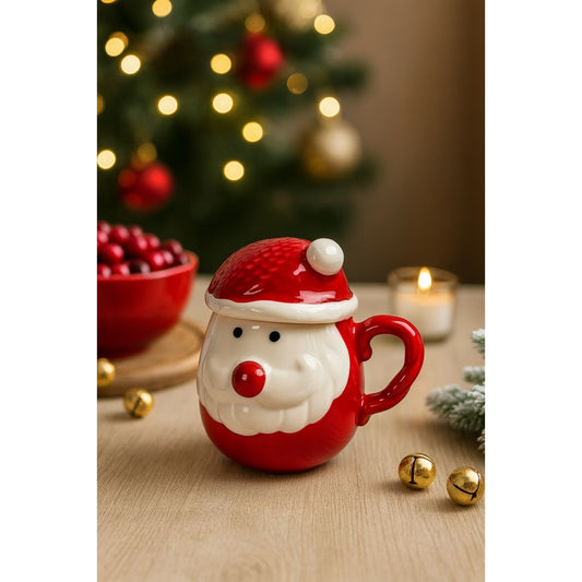 Christmas Santa Ceramic Mug Holiday Edition- 400ml