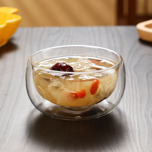 Double Wall Glass Bowl - 350ml