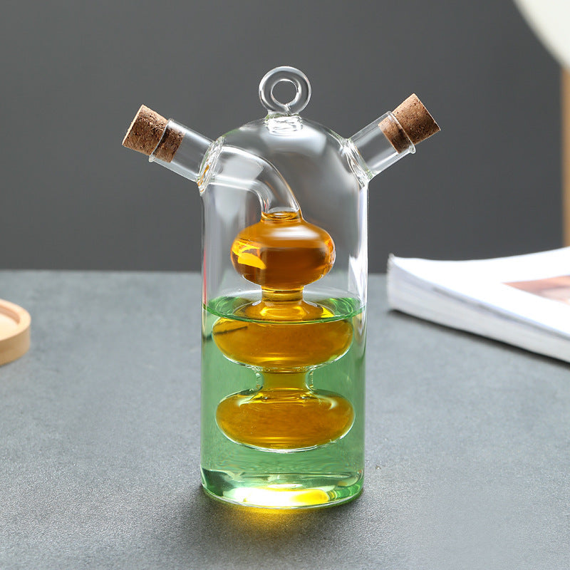 2-in-1 Glass Oil and Vinegar Dispenser - 300ml
