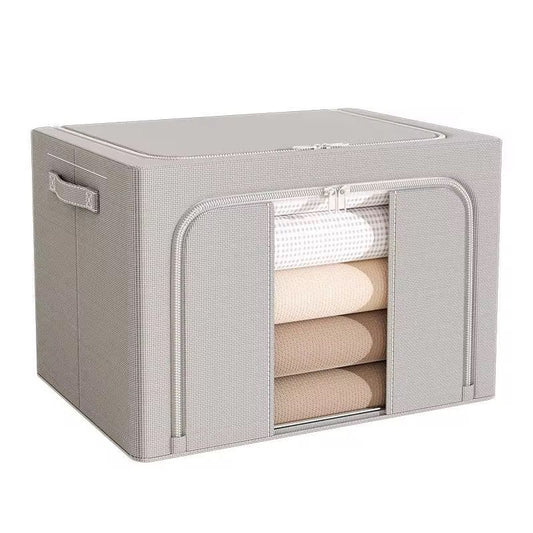 66L Foldable Storage Box - Large Capacity Closet Organizer