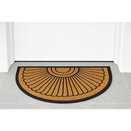Semi-Circle Pattern Design Doormat - 60x90cm