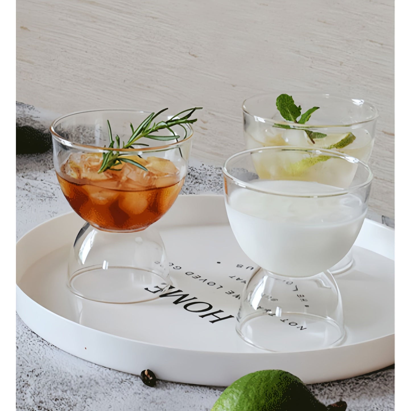 Modern Glass Cup - 210ml