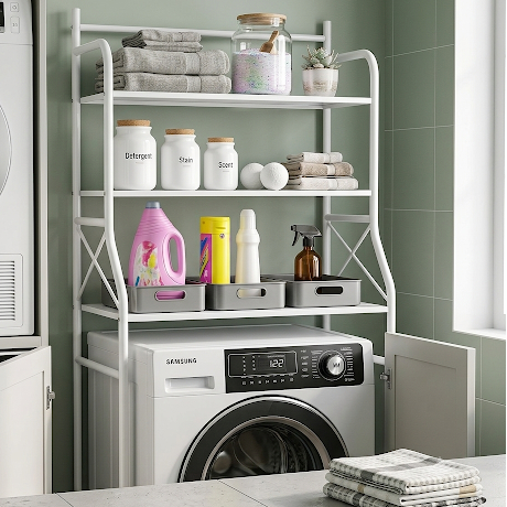 3-Tier Washing Machine Storage Rack