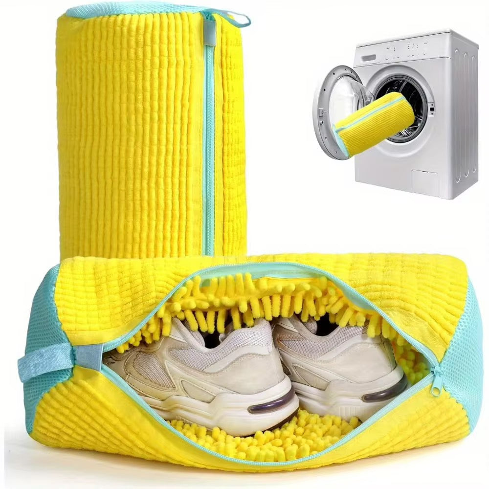 Chenille Shoe Washing Laundry Bag