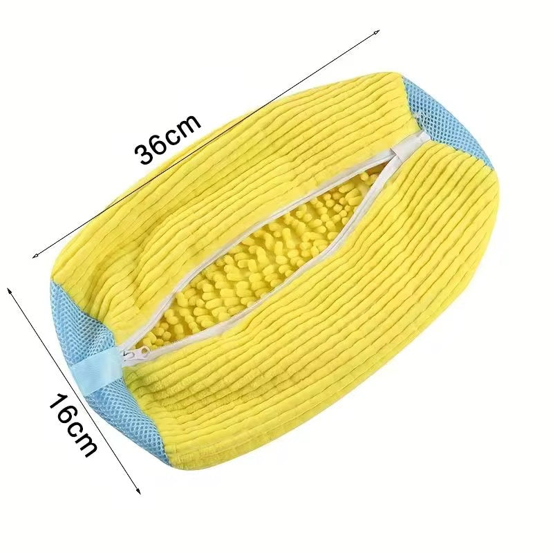 Chenille Shoe Washing Laundry Bag