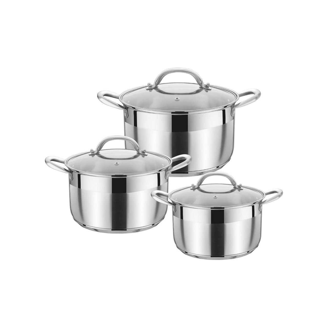 Stainless Steel Cookware Set - 3 PCS