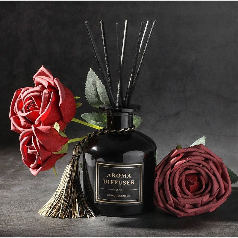 Amber Temptation Reed Diffuser - Luxury Tassel Edition - 200ml