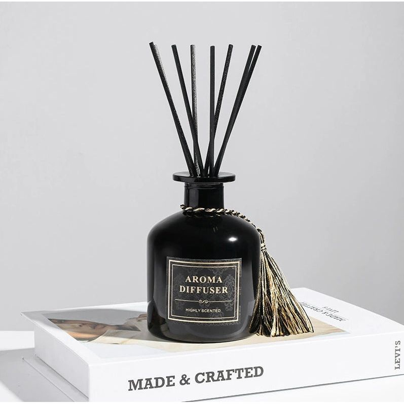 Amber Temptation Reed Diffuser - Luxury Tassel Edition - 200ml