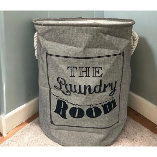 Foldable Laundry Basket - Fabric Hamper with Handles