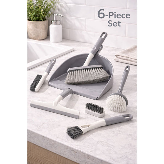 Multi-Purpose Cleaning Tools Set - 6 pcs