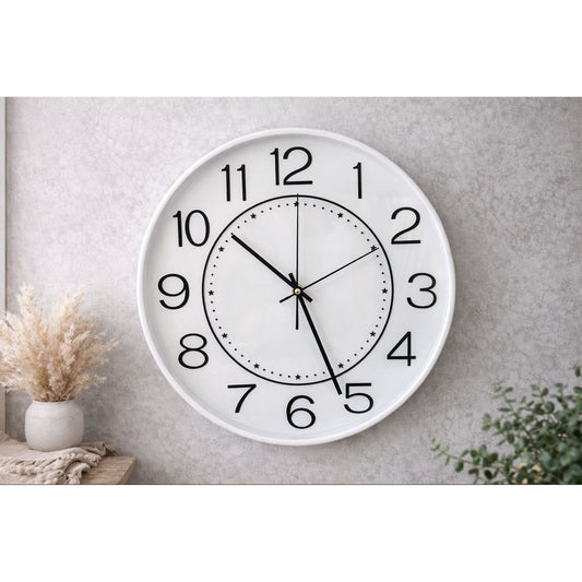 White Wall Clock