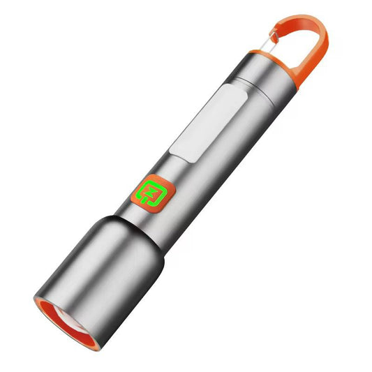 Rechargeable High-Power Zoomable Flashlight