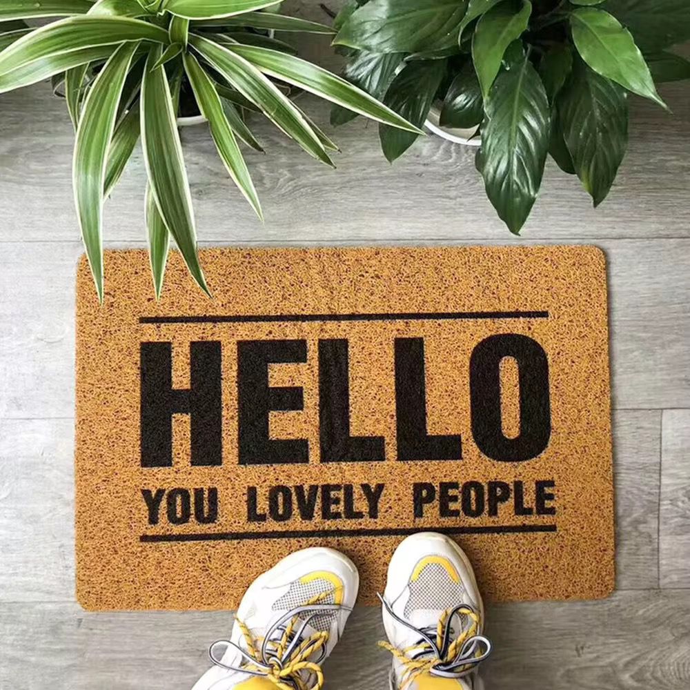 HELLO Non-slip Indoor & Outdoor Entrance mat 43x72cm