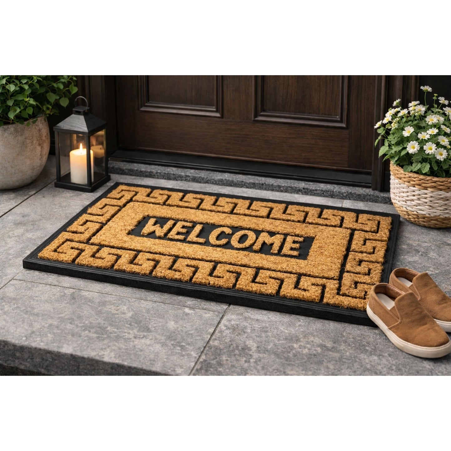 Thick Coir Welcome Door Matt - 45x75cm