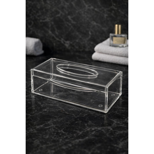 Clear Acrylic Tissue Box Cover