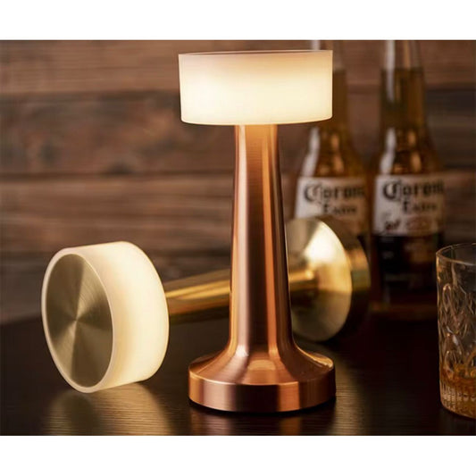 Rose Gold Modern Touch Table Lamp