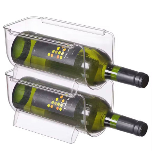 Acrylic Bottle Holder - Modern Transparent Display