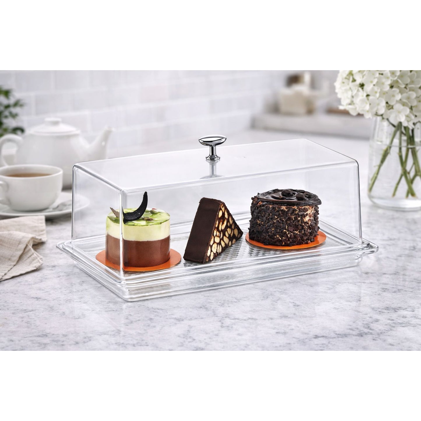 Rectangular Clear Cake & Dessert Display Box