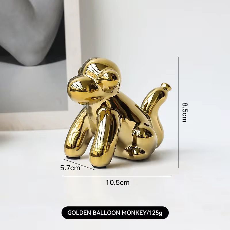 Golden Monkey Decorative Figurine