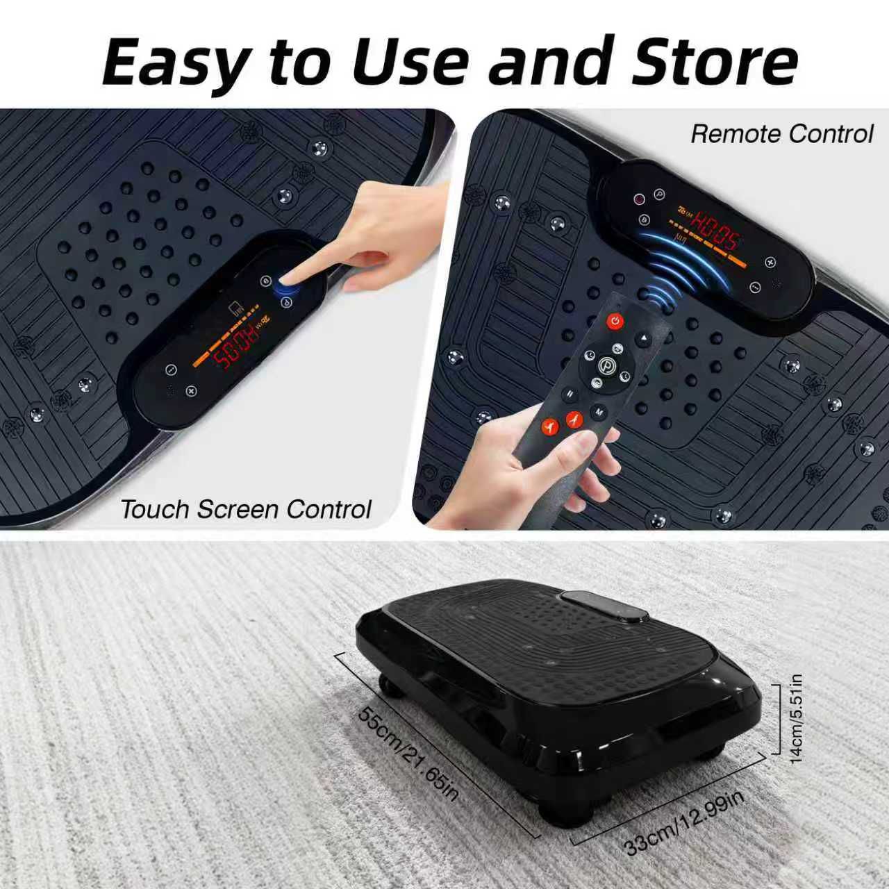Vibration Fitness Platform with Adjustable Modes