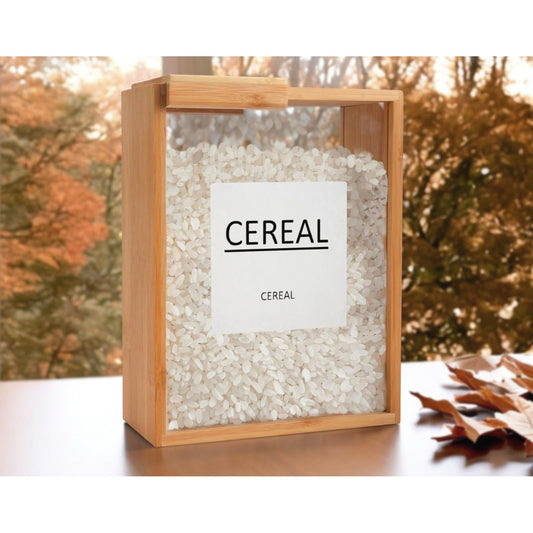 Natural Bamboo Dry Food Container