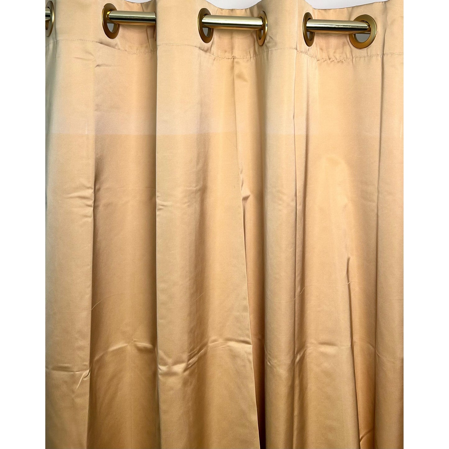 Creme Beije Color Curtain - 140x265cm