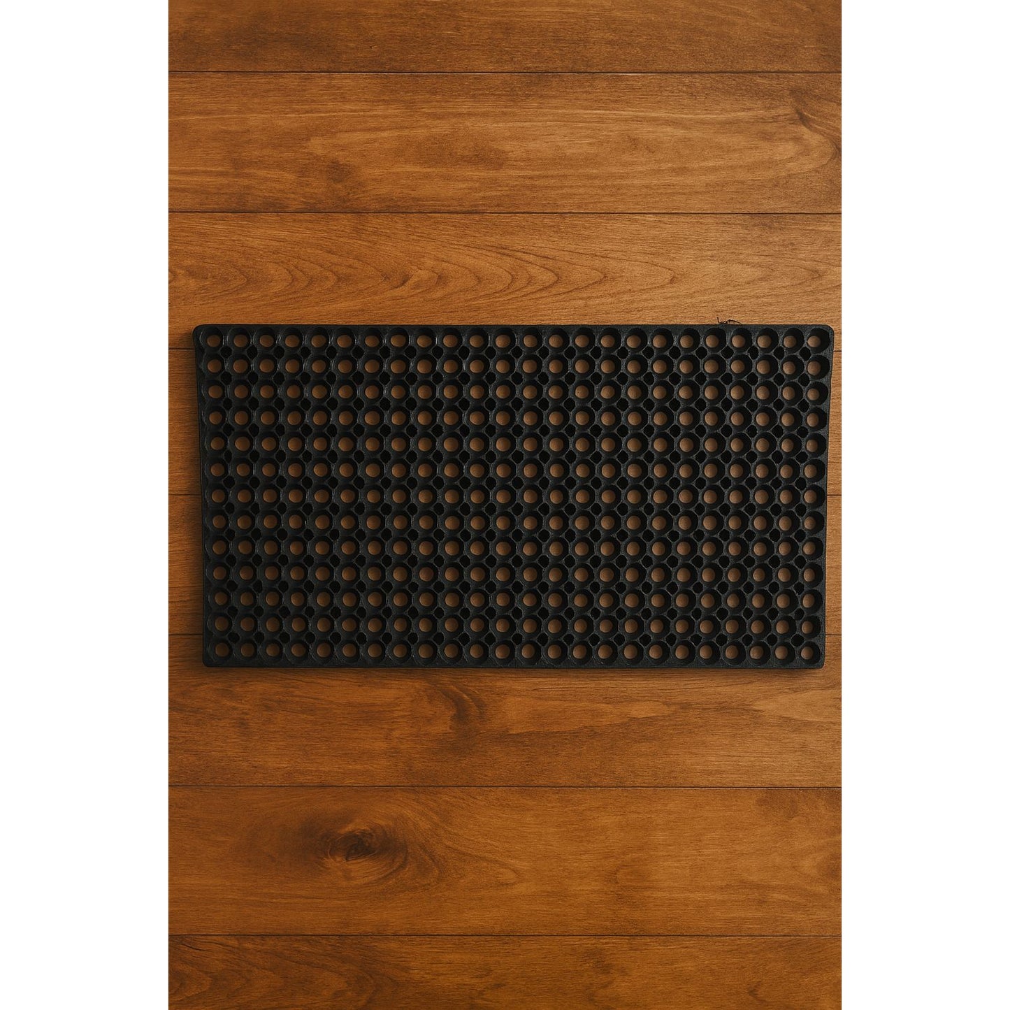 Black Anti-Slip Door Mat - Heavy Duty 50x100cm
