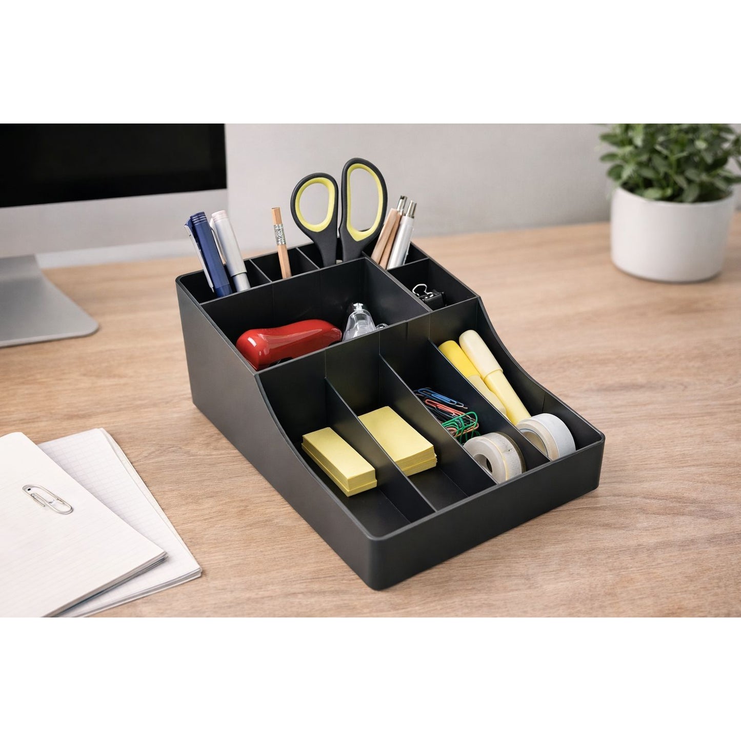 Multi-Compartment Desk Organizer