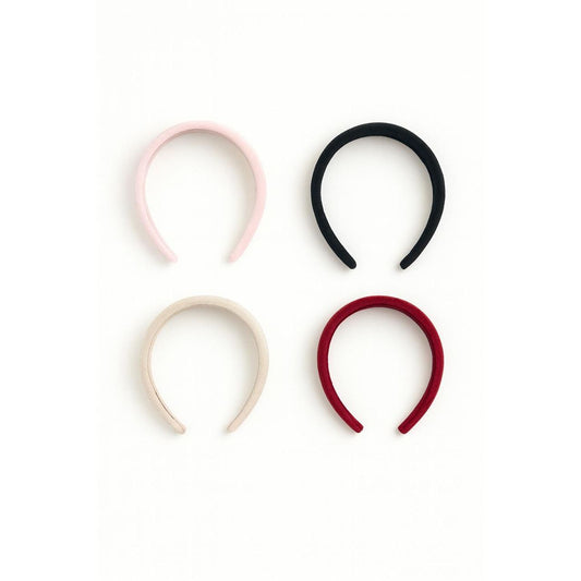 Classic Solid Color Hairbands – Mix Colors Headband Set