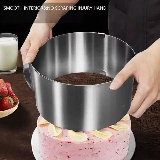 Adjustable Stainless Steel Cake ring - 16-30cm