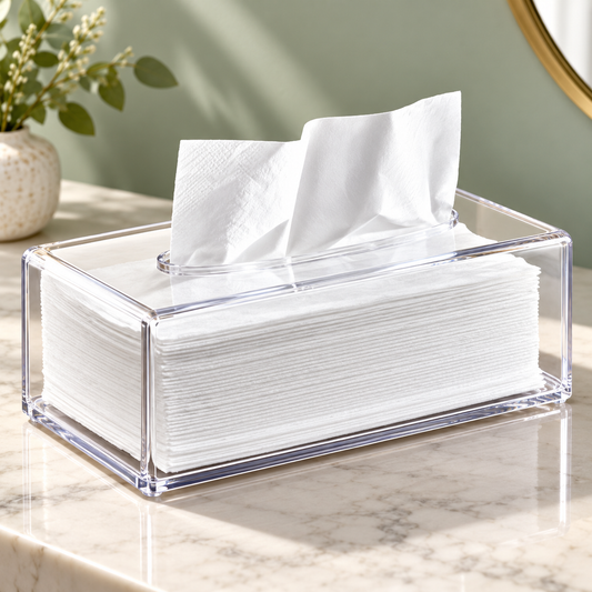 Clear Acrylic Tissue Box