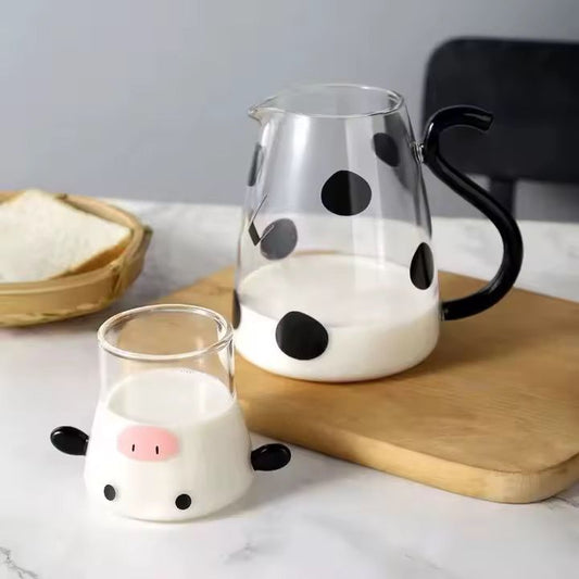 Cow-Themed Glass Set - 550ml