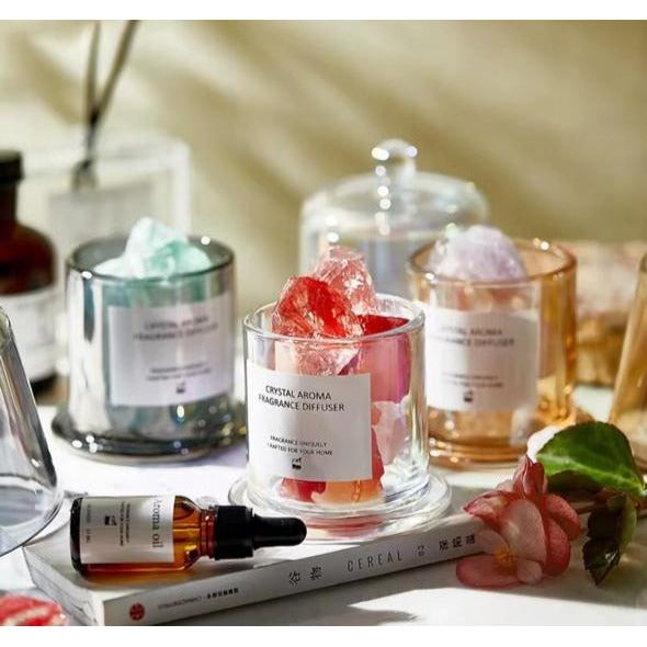 Crystal Aroma Fragrance Diffuser - Blackberry, Rose & Oud